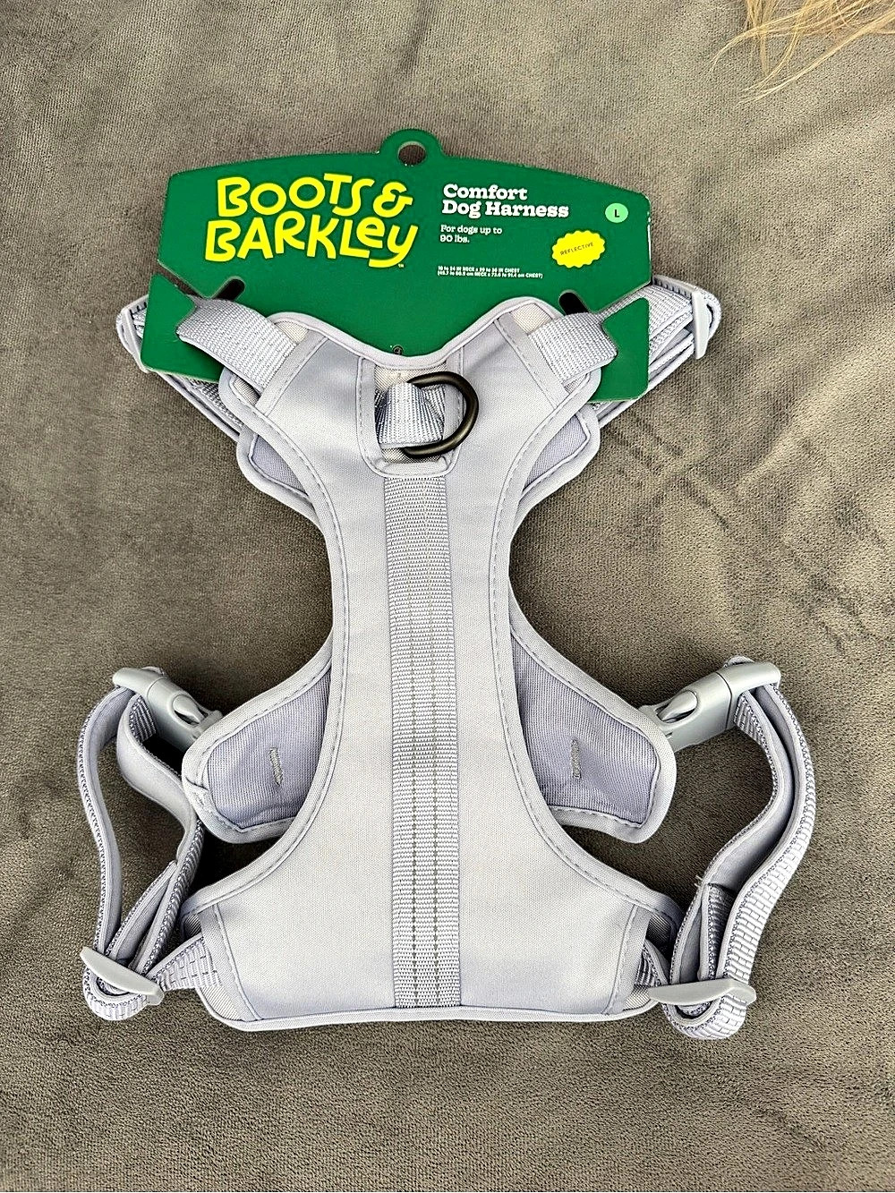 Boots & Barkley Reflective Comfort Dog Harness Purple
